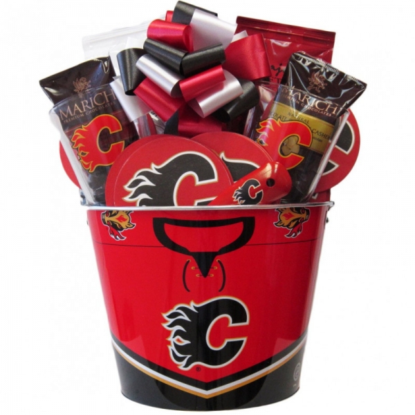NHL® Calgary Flames Hockey Mania Gift Basket