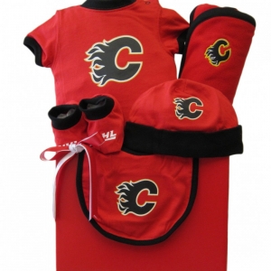 Panier-cadeau des supporters des Flames de Calgary