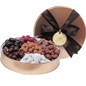 Premium Nut and Chocolate Assortment Gift Tin