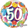 Happy 50th Birthday Balloons