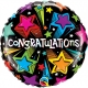 Congratulations Stars Balloons